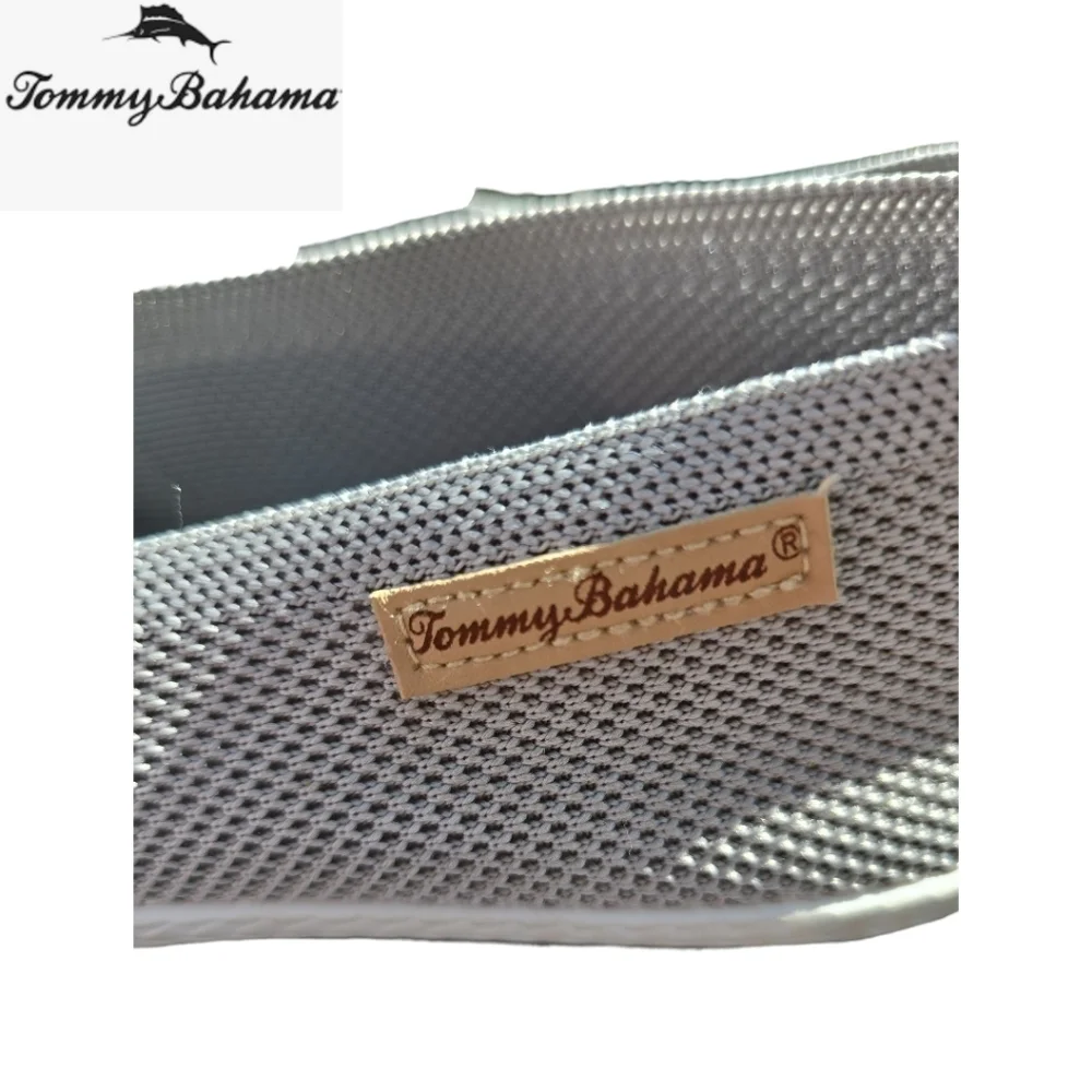 TOMMY BAHAMA Loafer Women’s 7.5 Gray Sunset Mesh Slip On Casual Shoe